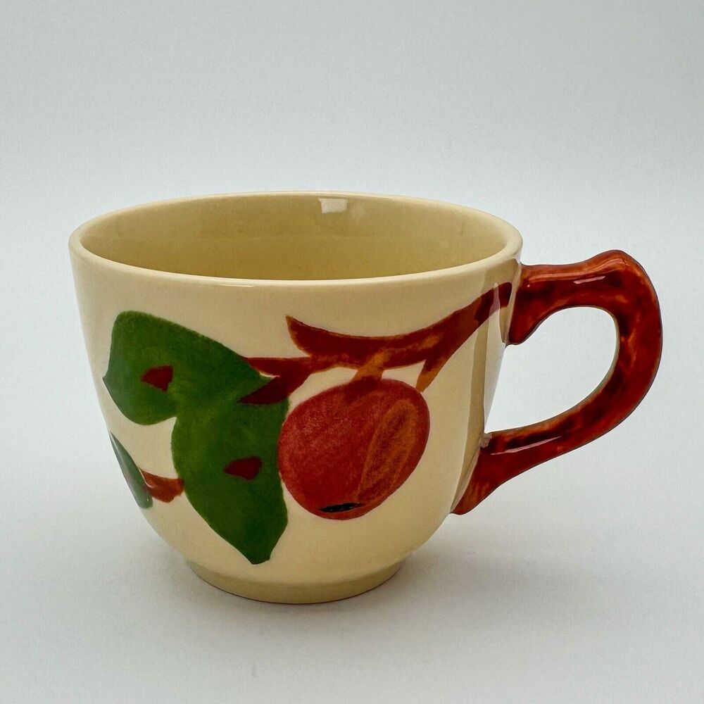 Franciscan Earthenware Hand Painted Red Apple Single Tea Cup 7 oz Replacement